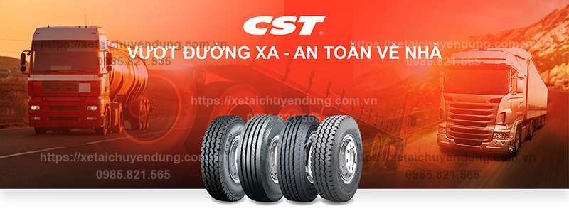 Lốp xe tải CST (CHENGSHIN TIRE) thương hiệu lốp Trung Quốc số 1 tại Việt Nam